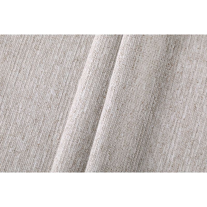 cortina bella & co rústica suez 260x230cm areia (mp)