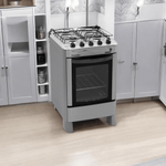 fogão 4 bocas esmaltec automático ágata bivolt inox 4062