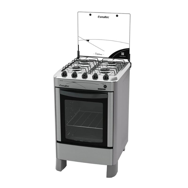 fogão 4 bocas esmaltec automático ágata bivolt inox 4062