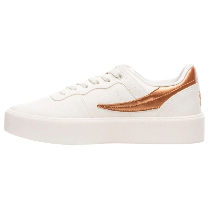 tênis feminino n° 35 fila original fitness bold bege cobre (mp)