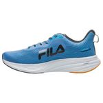 tênis masculino n° 45 fila racer curve 2 azul preto laranja (mp)