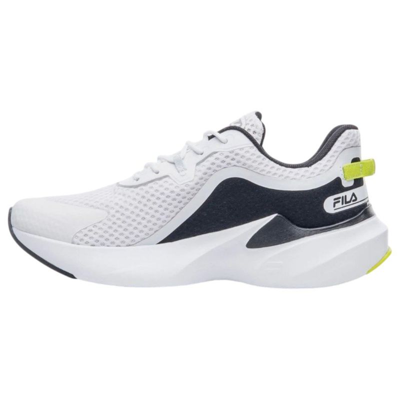 tênis masculino n° 42 fila recovery branco preto verde (mp)
