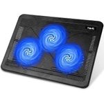 suporte para notebook havit cooler hv-f2056 17" com 3 ventoinhas preto a-mbi