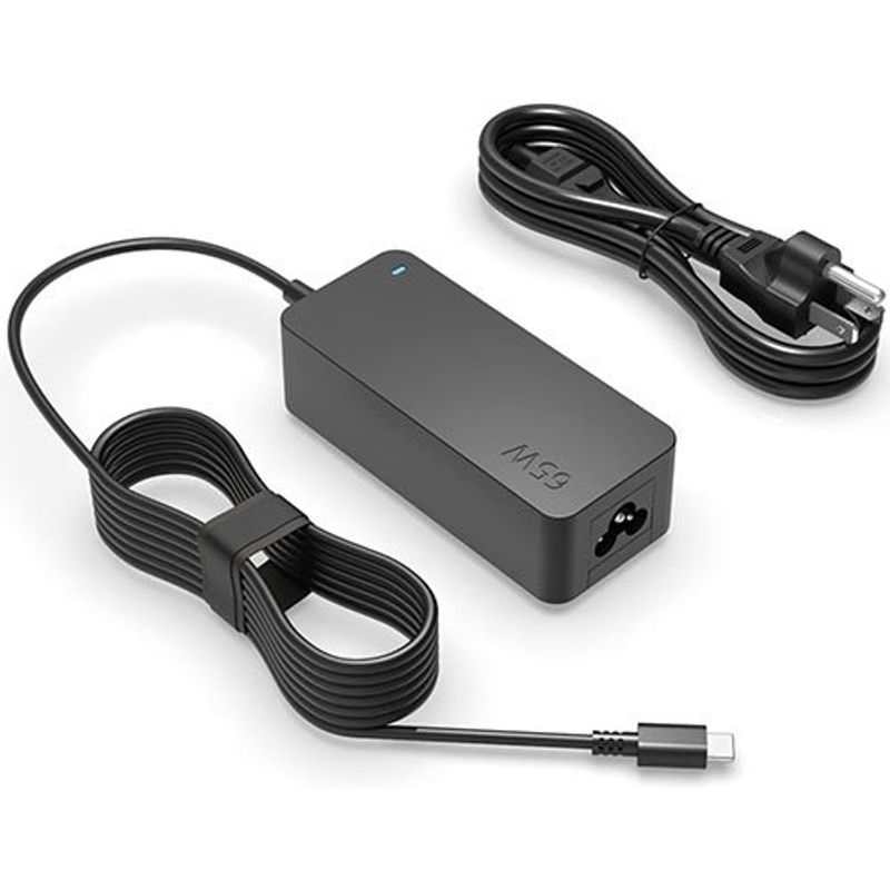 carregador para notebook superer 45w/65w usb-c universal preto a-mbi