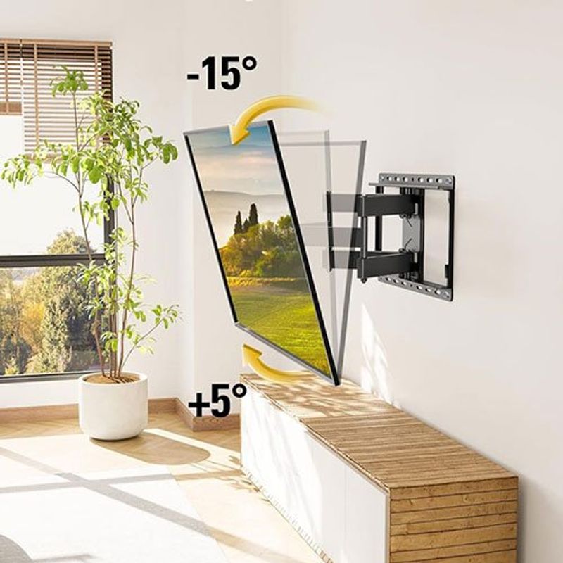 suporte de parede para tv mounting dream 32" a 65" preto a-mbi
