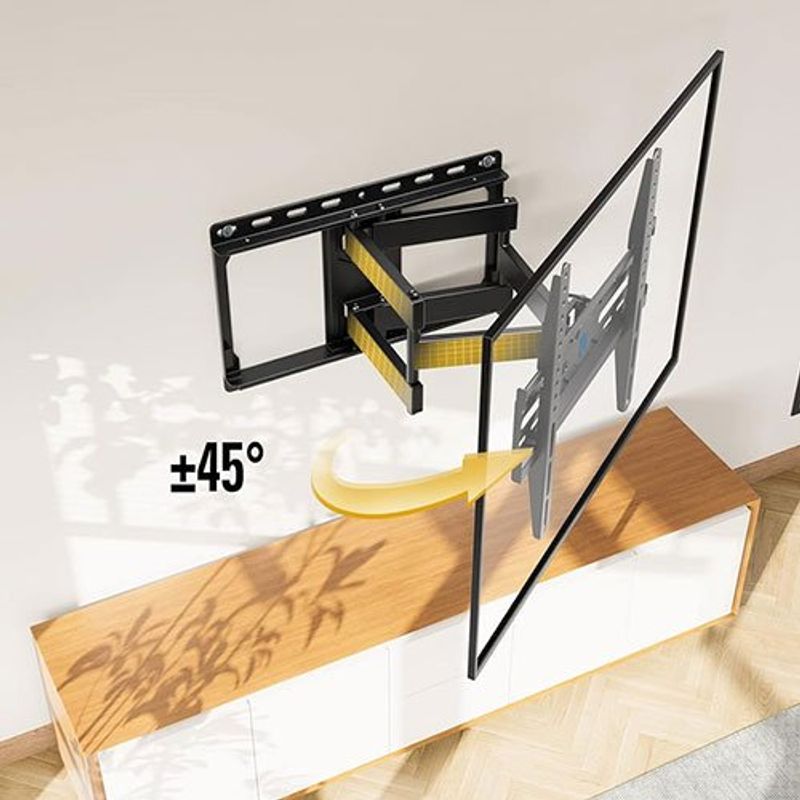 suporte de parede para tv mounting dream 32" a 65" preto a-mbi