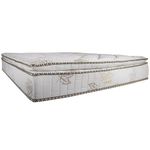 colchão queen marjom galiza 28x158x198cm mola ensacada cl0122 bege (mp)