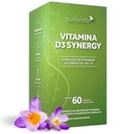 vitamina d3 synergy 60 cápsulas puravida