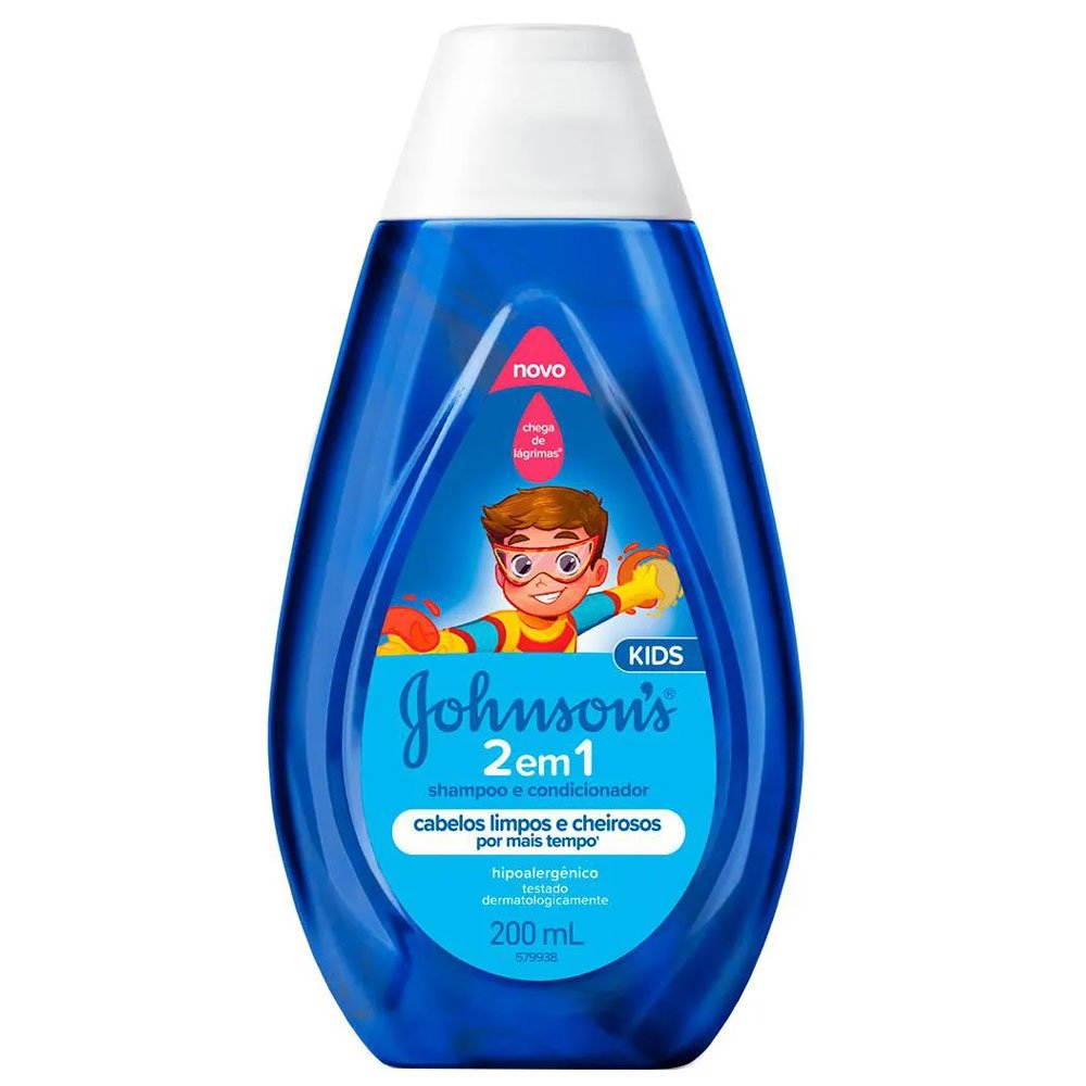 Shampoo e Condicionador Johnson's Kids 2 em 1 200ml