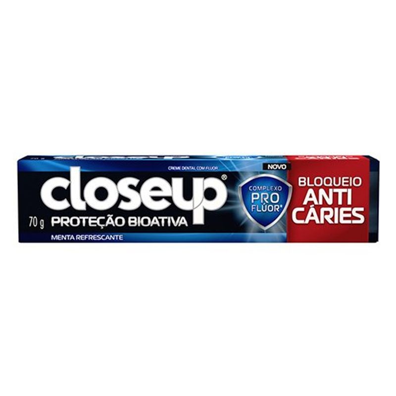 creme dental close up proteção bioativa bloqueio anticáries 70g