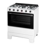 fogo 5 bocas esmaltec ideal pop branco f5isb 5120