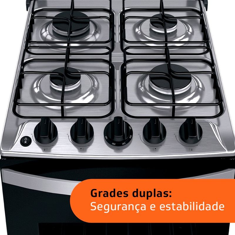 fogão 4 bocas brastemp automático bivolt branco bfo4nbb