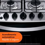 fogão 4 bocas brastemp automático bivolt branco bfo4nbb