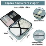 mochila de viagem taygeer 35l com porta usb cinza a-bi