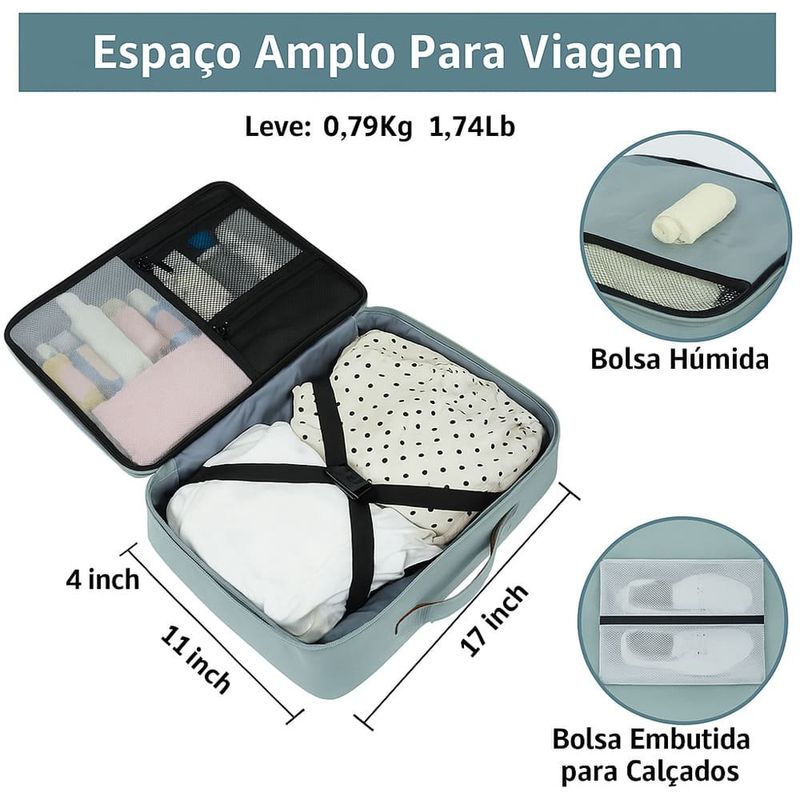 mochila de viagem taygeer 35l com porta usb cinza a-bi