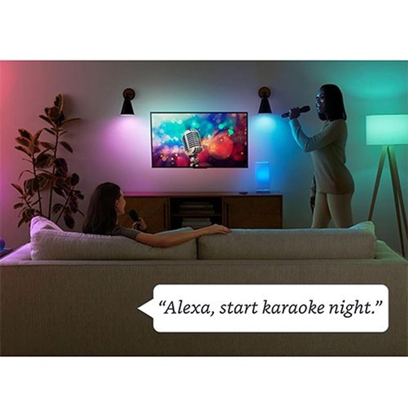 lâmpada smart amazon basics a19 led 9w branco quente a-bi