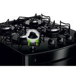 fogão 4 bocas consul automático bivolt preto cfo4vbeuna