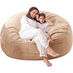 puff grande whatsbedding com enchimento suave caramelo a-bi
