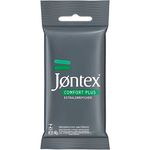 preservativo lubrificado jontex comfort plus sachê 6 unidades