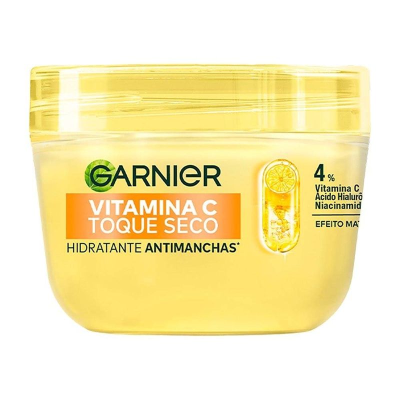 hidratante facial antimanchas garnier vitamina c toque seco 85g