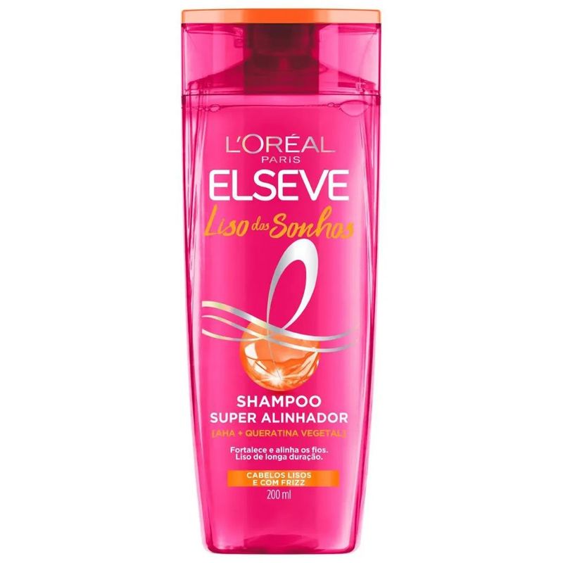shampoo liso dos sonhos elseve 200ml