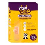 curativos piquitucho transparentes 35 unidades