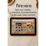 tablet amazon fire hd 10 32gb 3gb ram wi-fi tela 10" preto a-bi