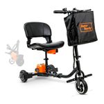 scooter elétrica superhandy 3 rodas dobrável a-bi