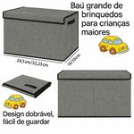 caixa organizadora pantryily com tampa e travas laterais - preto a-bi