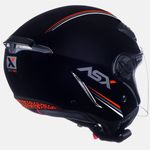 capacete asx city air solid brilho preto 62 (mp)