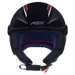 capacete asx city air solid brilho preto 62 (mp)