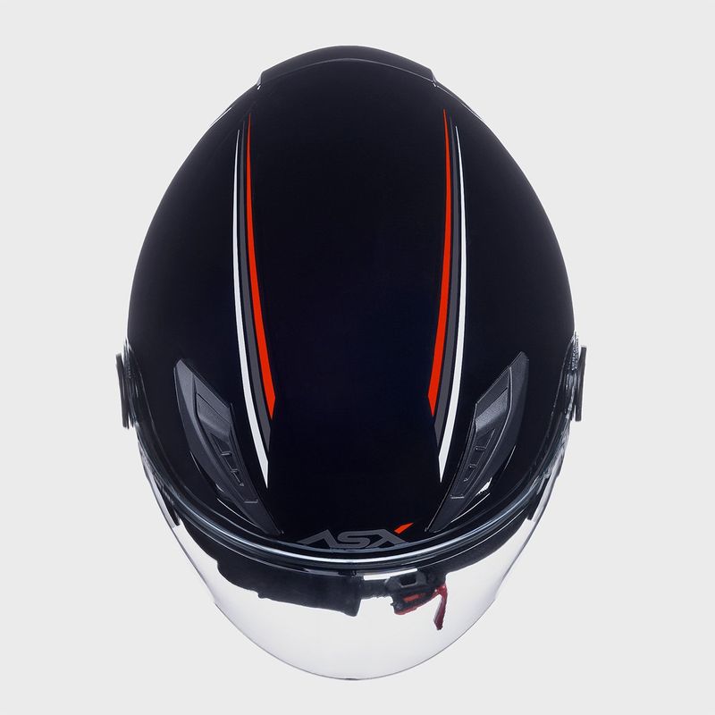 capacete asx city air solid brilho preto 62 (mp)