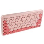 teclado retrô oex rosa tc510