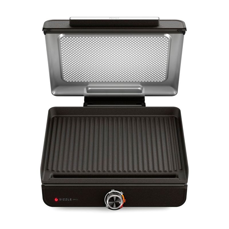 grill 127v ninja sizzle preto e cinza
