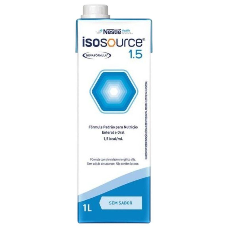 bebida nutricional isosource nestlé 1.5 sem sabor 1 litro (mp)