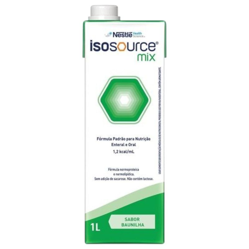 bebida nutricional isosource nestlé mix baunilha 1 litro (mp)