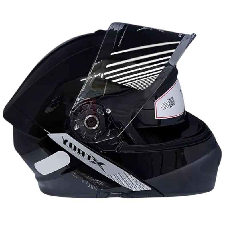 capacete ebf xtroy msv solid spec shine preto brilhoso 60 (mp)