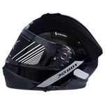 capacete ebf xtroy msv solid spec shine preto brilhoso 60 (mp)