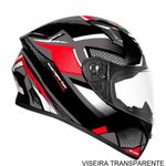 capacete ebf xtroy ff 526 rage preto brilhoso e vermelho 58 (mp)