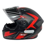 capacete ebf xtroy ff 526 crush preto fosco e vermelho 58 (mp)