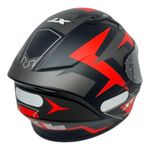 capacete ebf xtroy ff 526 crush preto fosco e vermelho 58 (mp)