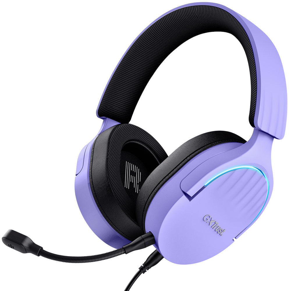Headset Gamer Trust GXT 490P 7.1 Fayzo Roxo