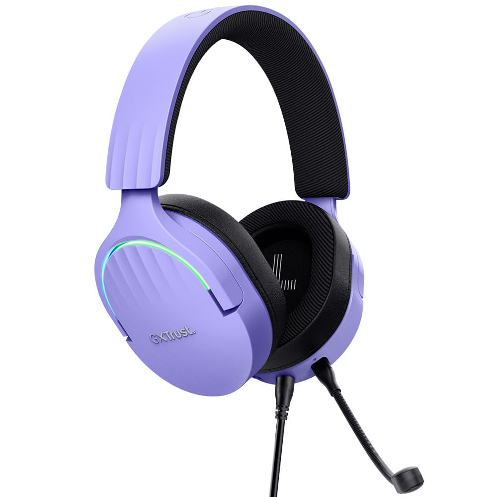 Headset Gamer Trust GXT 490P 7.1 Fayzo Roxo