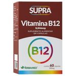 supra vitamina b12 500mg 60 cápsulas herbamed