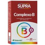 supra complexo b 500mg 60 cápsulas herbamed