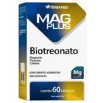 mag plus biotreonato 60 cápsulas herbamed