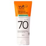 protetor solar facial vult antioleosidade fps70 40ml