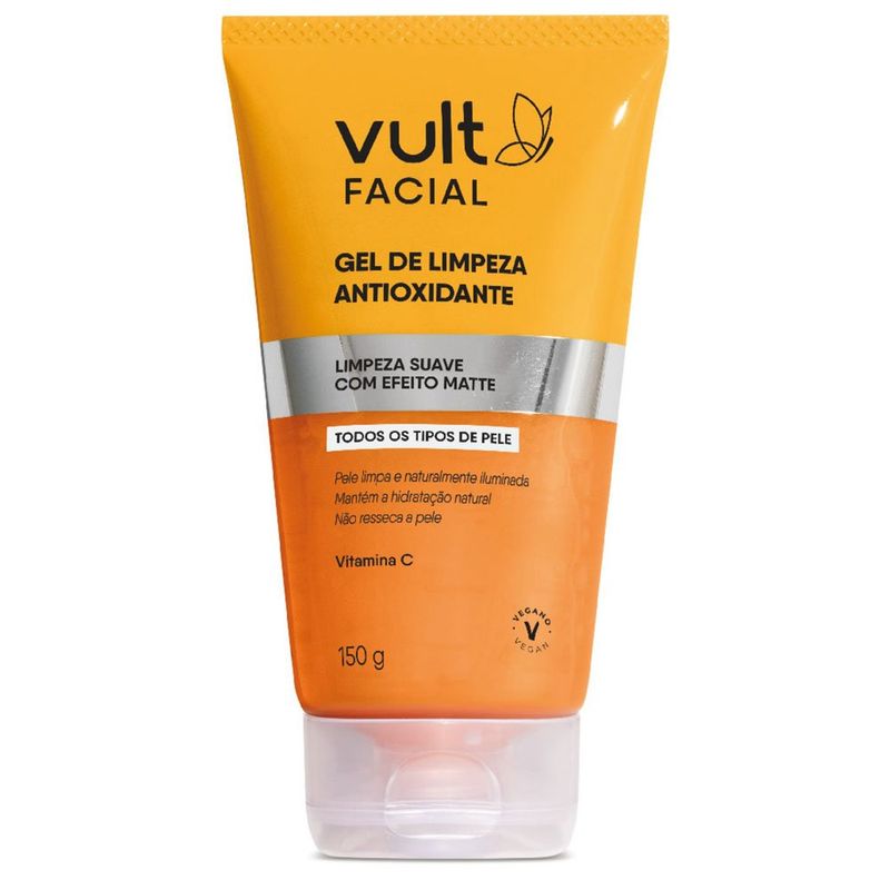 gel de limpesa facial antioxidante vult vitamica c 150g