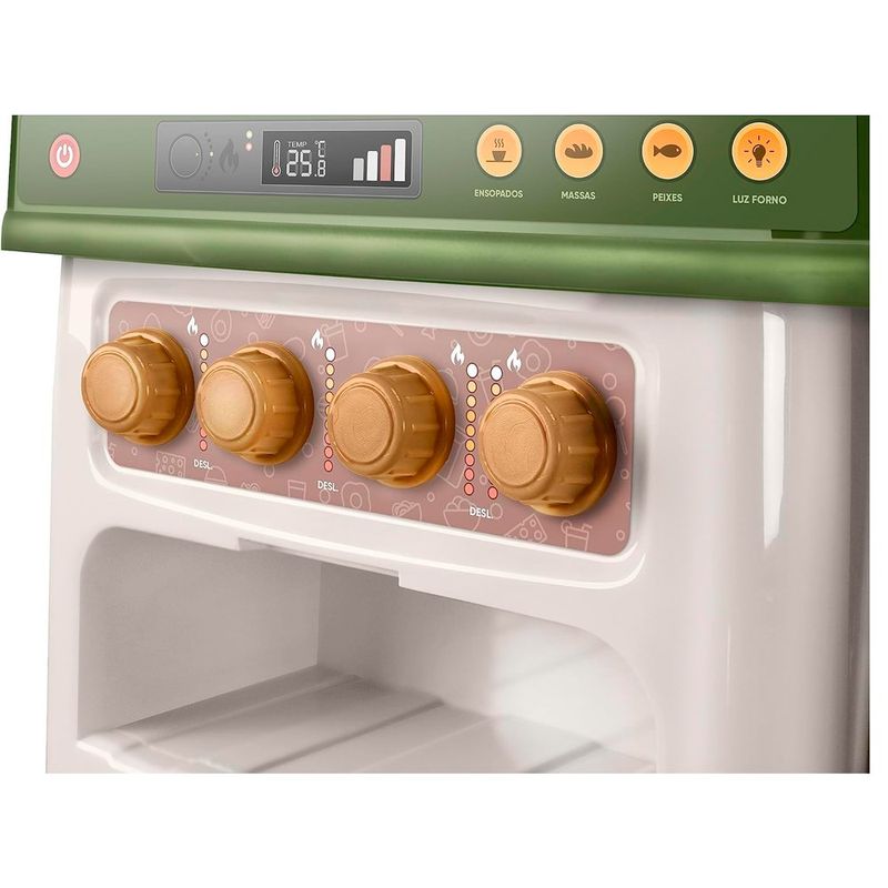 brinquedo cozinha roma bigkitchen verde 5560