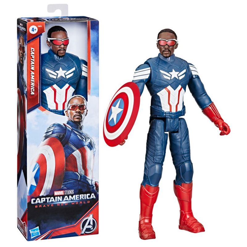 boneco hasbro marvel capitão américa nwo titan hero sw f9276